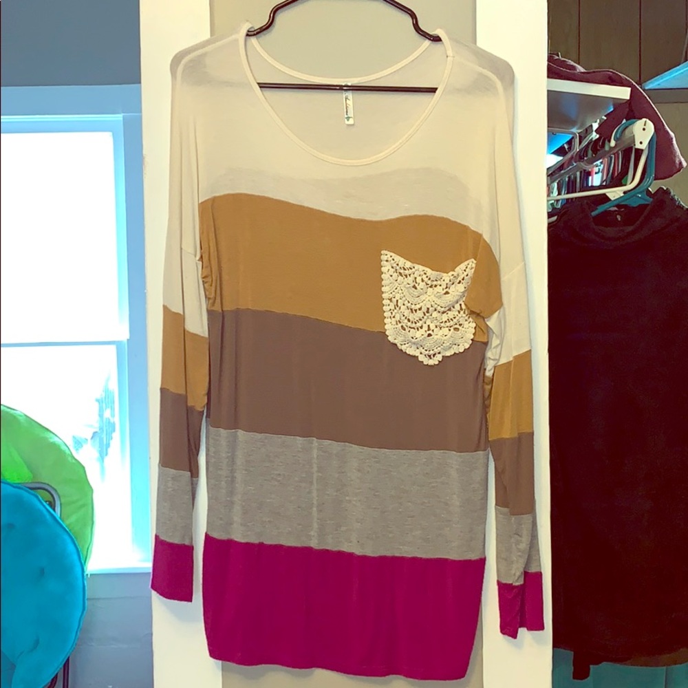 Long sleeve blouse